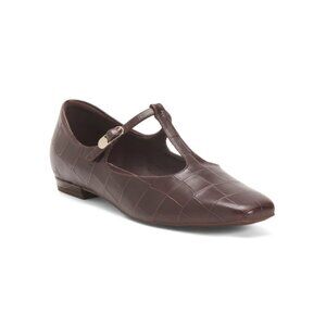 27 EDIT NATURALIZER Wine Wide Patent Leather Bella Casual Mary Jane Flats